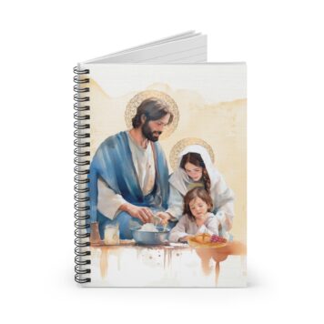 Sagrada Familia en Cuaderno de Pasta Dura y Espiral Metálica