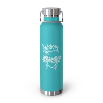Inmaculado Corazón en Botella Insulada Copper Vacuum de 22oz